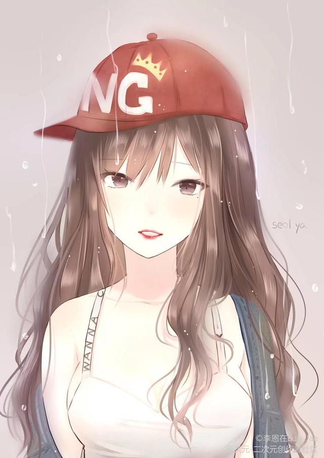 动漫女生头像:千山万水就当伏笔,总会遇到姗姗来迟的你