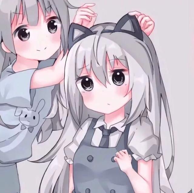 动漫版闺蜜头像，你是我的塑料姐妹花！