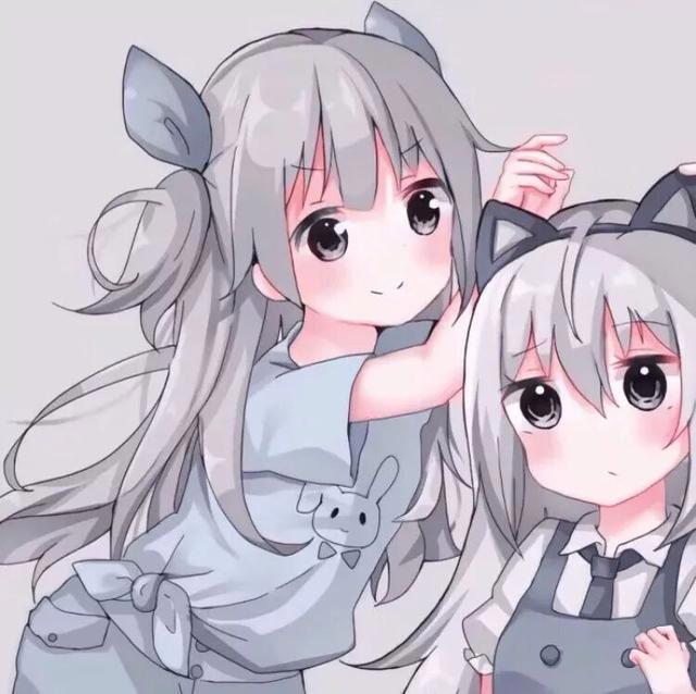 动漫版闺蜜头像，你是我的塑料姐妹花！