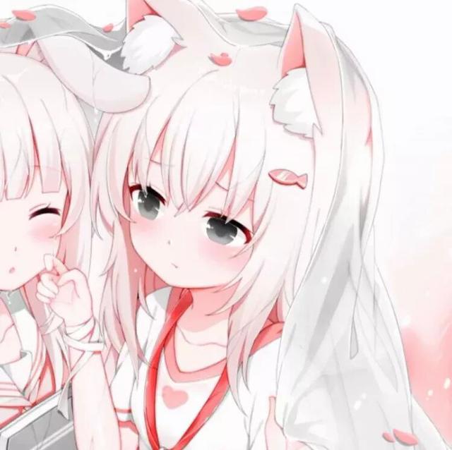 动漫版闺蜜头像，你是我的塑料姐妹花！