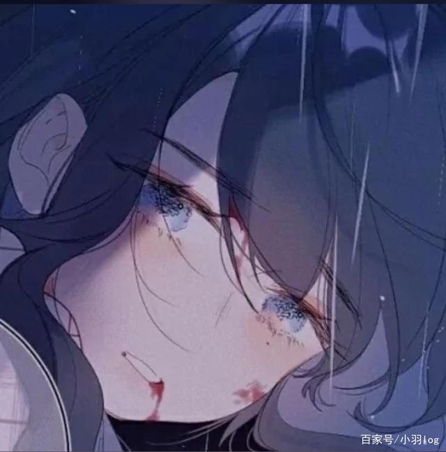 青春动漫头像女孩伤感