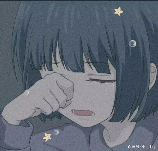 青春动漫头像女孩伤感