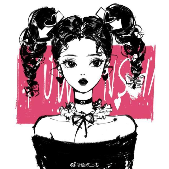 高冷霸气御姐动漫卡通闺蜜头像