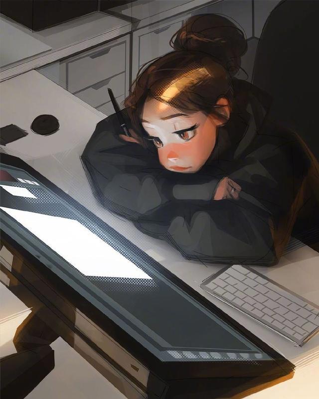 高冷霸气御姐动漫卡通闺蜜头像