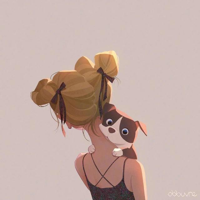 动漫头像｜优质卡通简约超甜的闺蜜头像