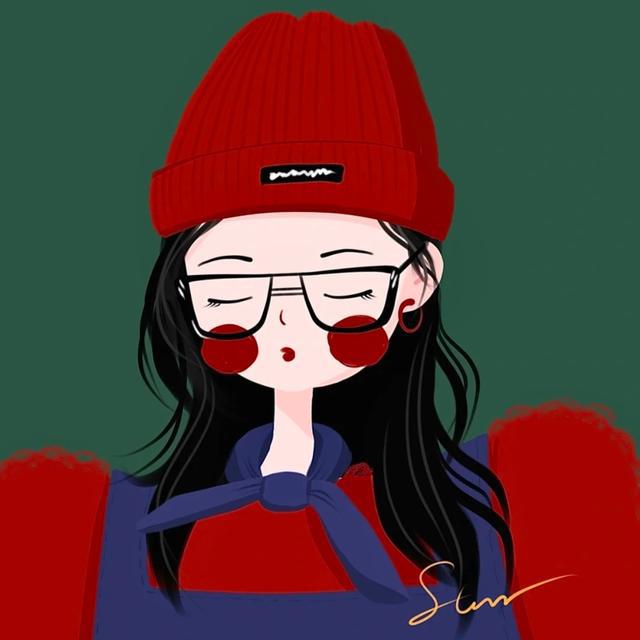 动漫头像｜优质卡通简约超甜的闺蜜头像