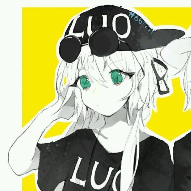 暗黑系二次元小仙女闺蜜头像，相视而笑，莫逆于心！