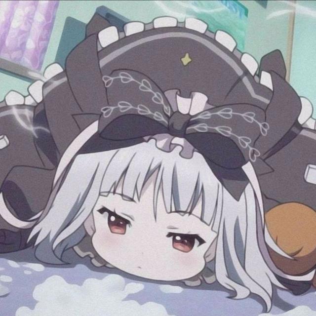 动漫女生头像：被爱当然很好，没有也没关系