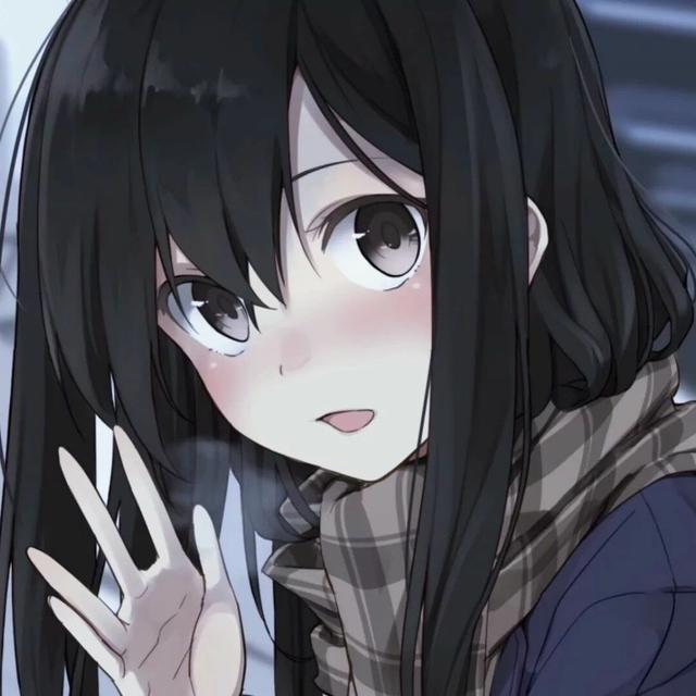 动漫女生头像:被爱当然很好,没有也没关系