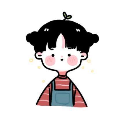 微信头像：无脸人、小女孩简约卡通头像！