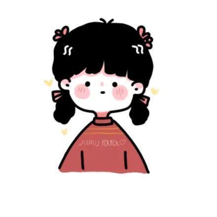 微信头像：无脸人、小女孩简约卡通头像！