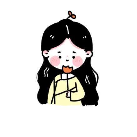 微信头像：无脸人、小女孩简约卡通头像！