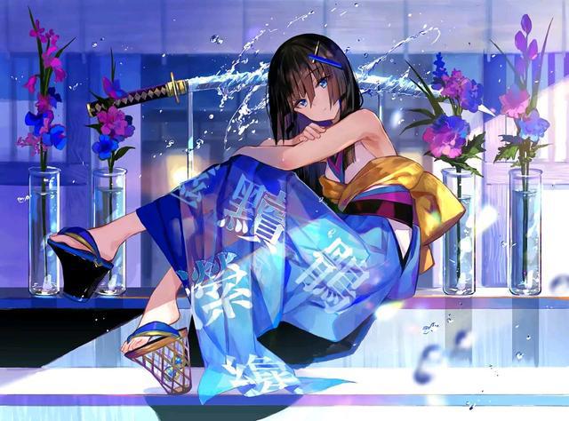 动漫女生头像:因为你没有遗憾,所以你从来都不会回头