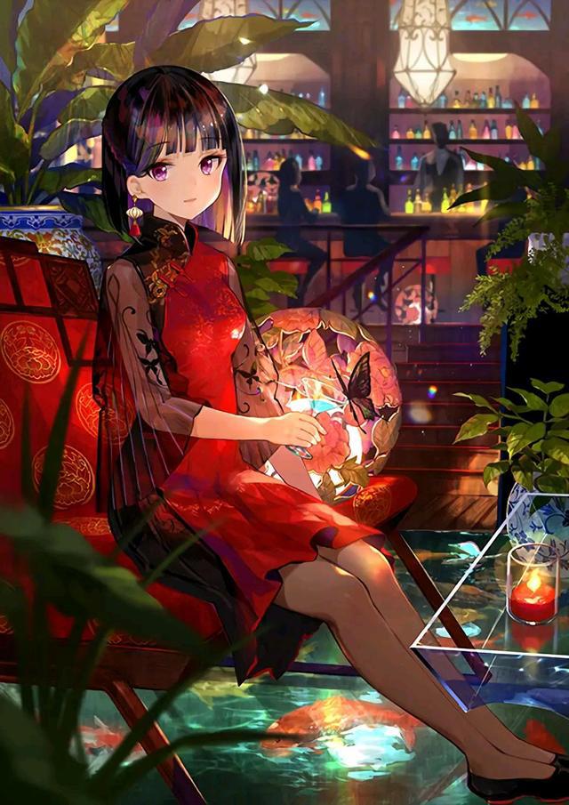 动漫女生头像:因为你没有遗憾,所以你从来都不会回头