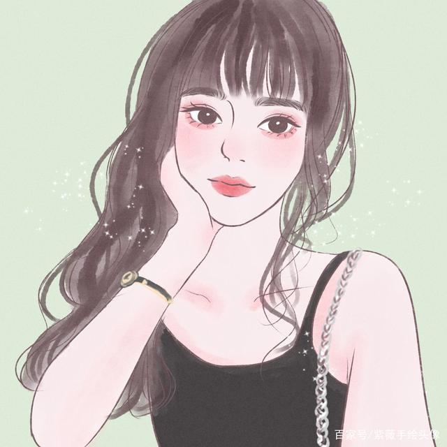 女生动漫手绘头像，绘出你的美丽人生，喜欢吗？