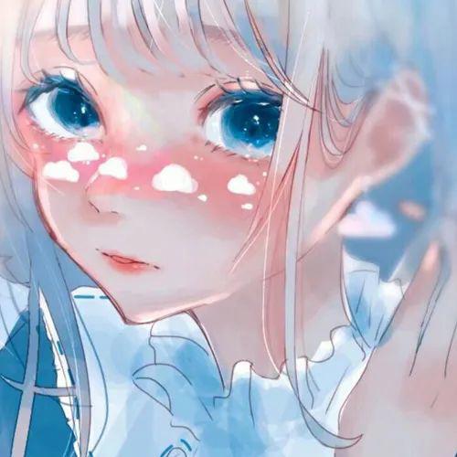 藏匿星空的温柔动漫女生头像