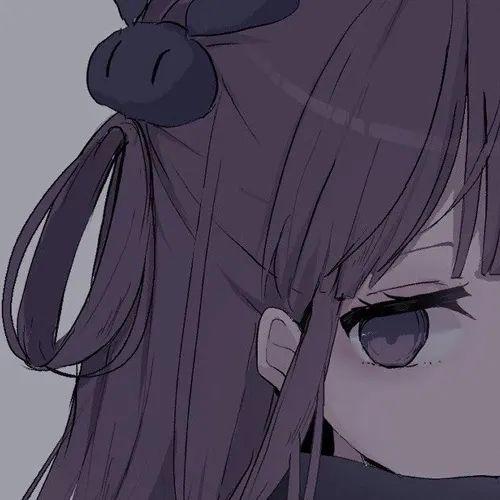 藏匿星空的温柔动漫女生头像