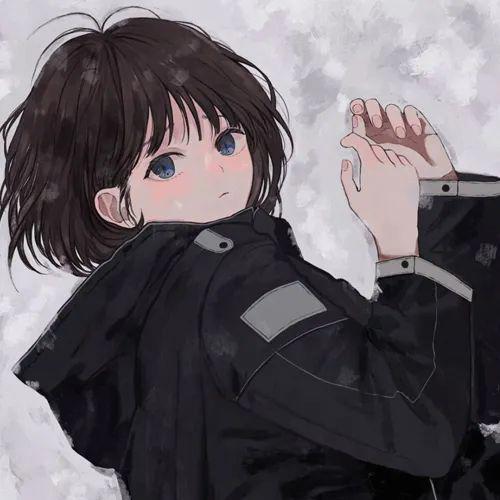 藏匿星空的温柔动漫女生头像