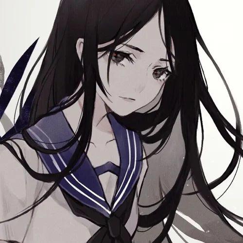 藏匿星空的温柔动漫女生头像