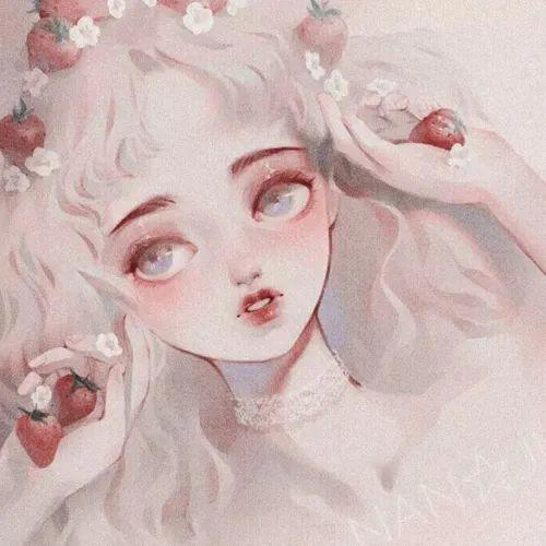 藏匿星空的温柔动漫女生头像