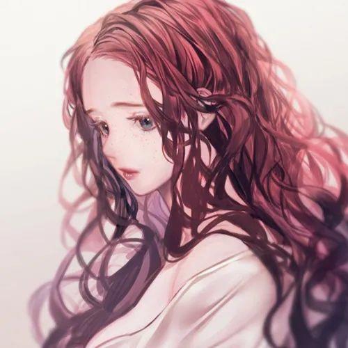 藏匿星空的温柔动漫女生头像