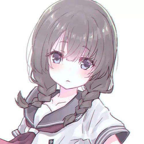 藏匿星空的温柔动漫女生头像