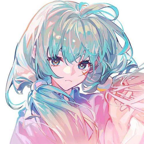 藏匿星空的温柔动漫女生头像