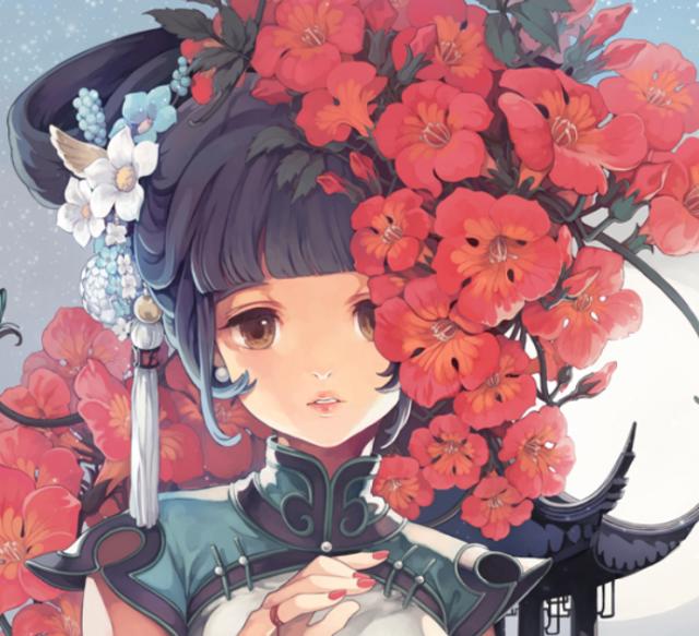 动漫头像：和蔼可亲的女生，换一个头像换一种心情！