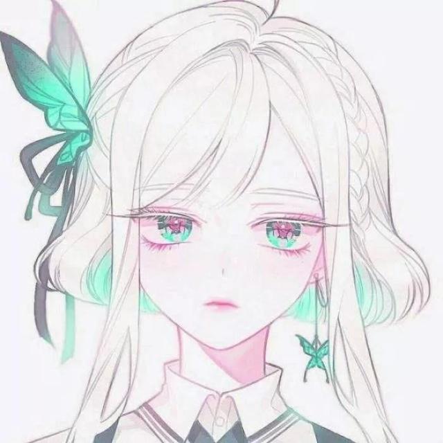 动漫女生头像丨不过是糟糕的一天而已