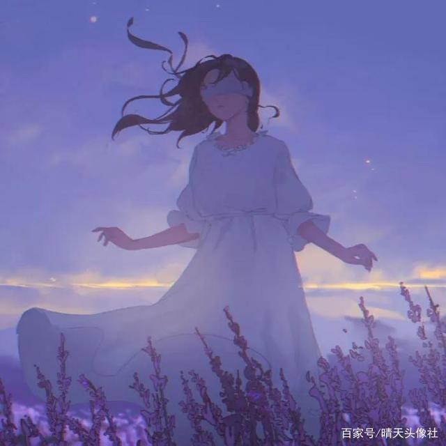 动漫女生头像，面对热爱要不遗余力地喜欢