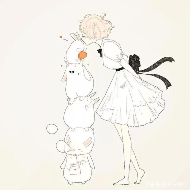 动漫女生头像，面对热爱要不遗余力地喜欢