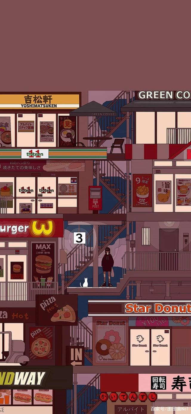 可爱动漫情侣女生头像手机壁纸背景图表情包超好看