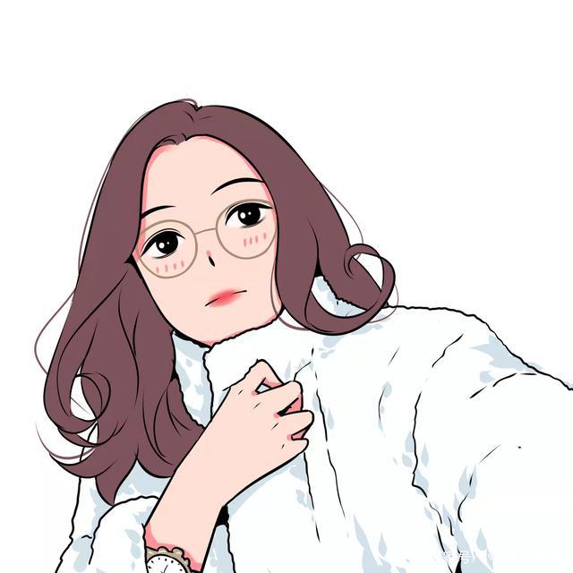 精致女生头像，美好的季节，唯美的手绘漫画头像