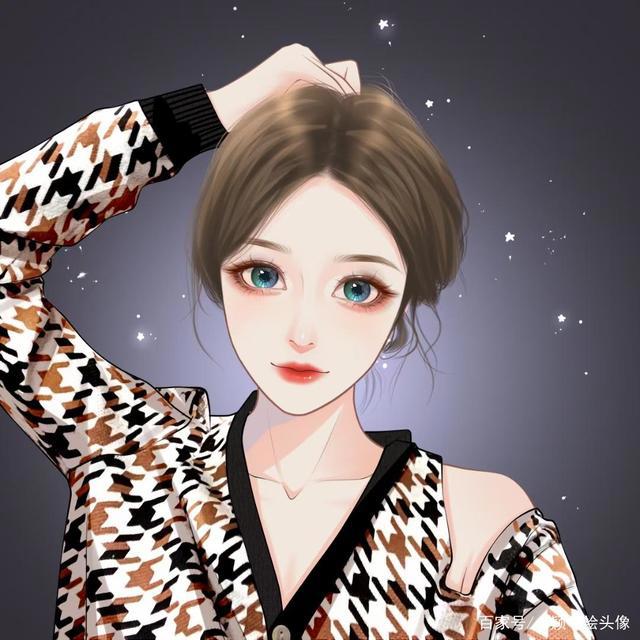 精致女生头像，美好的季节，唯美的手绘漫画头像