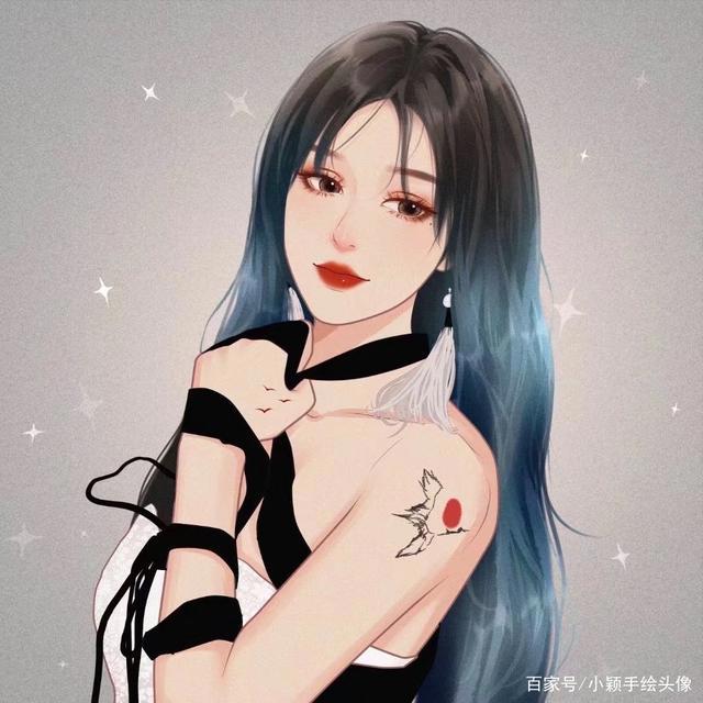 精致女生头像，美好的季节，唯美的手绘漫画头像