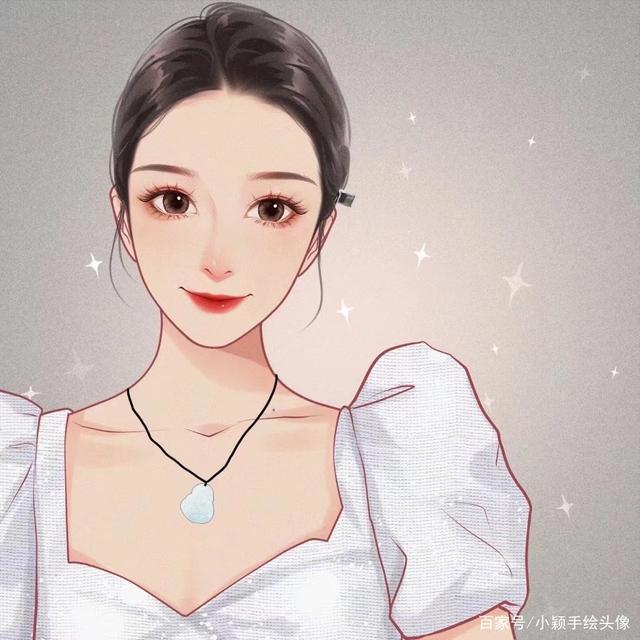 精致女生头像，美好的季节，唯美的手绘漫画头像