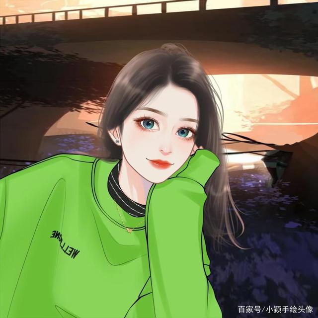 精致女生头像，美好的季节，唯美的手绘漫画头像