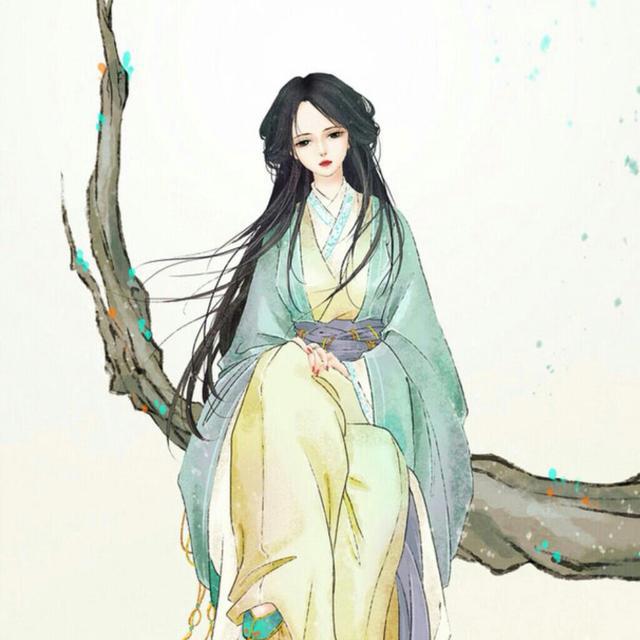 唯美古风二次元动漫女生头像：情不敢至深，恐大梦一场！