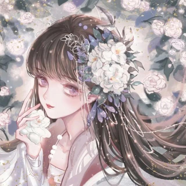 唯美动漫女生头像｜有人在风里热情不再