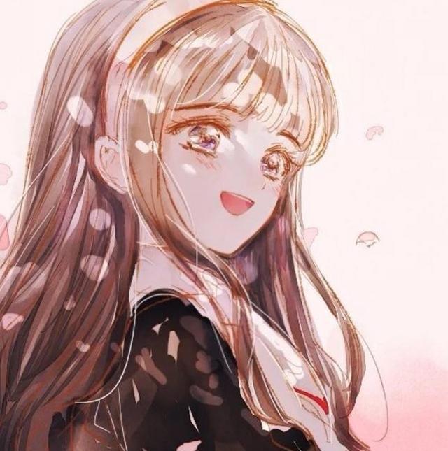 动漫头像：活泼开朗的美少女，对未来充满了希望！