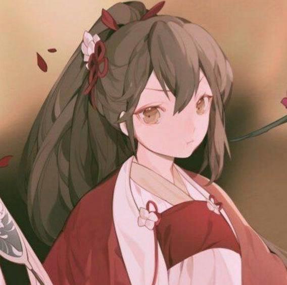 动漫头像：活泼开朗的美少女，对未来充满了希望！