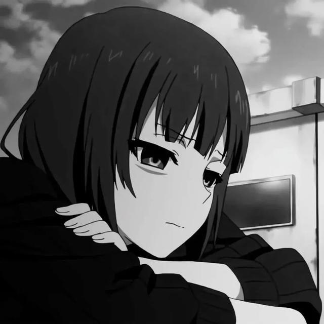 丧系动漫女生头像：别让世俗淹没生活的浪漫和热情