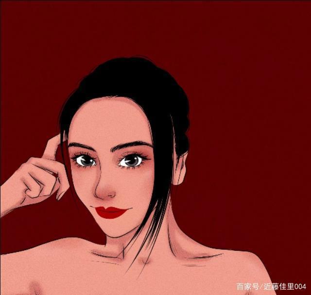 最新手绘头像女生动漫单人微信头像。