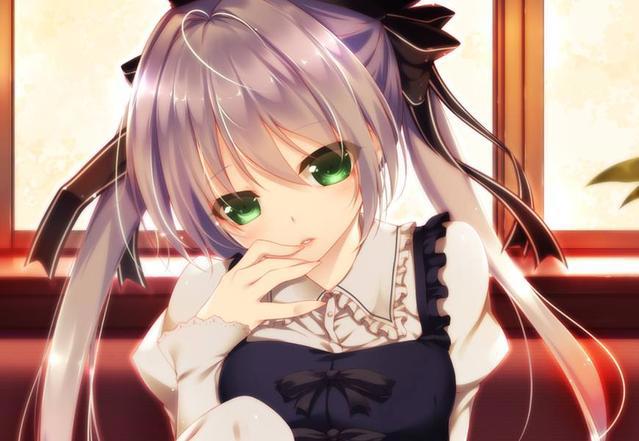 动漫头像：可爱大头贴系列，既害羞又可爱的二次元女生！