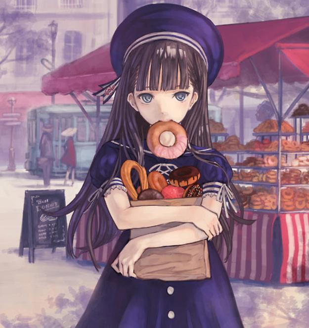 动漫头像：可爱女生系列，听说喜欢笑的女生性格都不错！