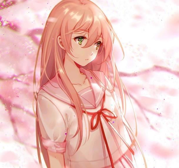 动漫头像：害羞女生系列，听说这类女生不太会表达自己心里的话！