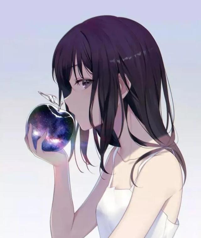 动漫二次元可爱女生头像壁纸：你喜欢大海，我爱过你！