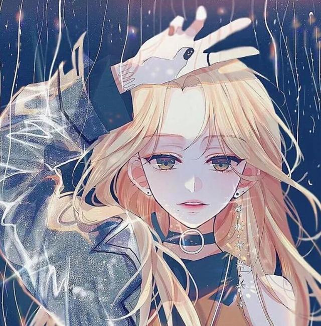 动漫二次元可爱女生头像壁纸：你喜欢大海，我爱过你！