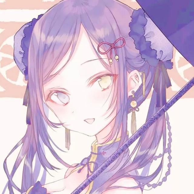 动漫卡通女生头：自从离开你，我早已习惯一个人从午夜到清晨！