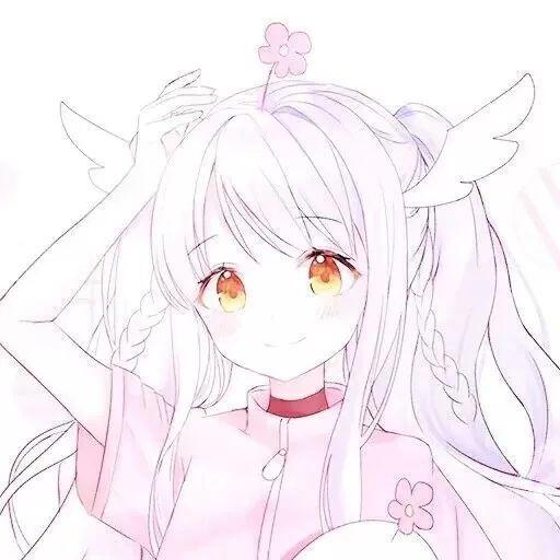 动漫卡通女生头：自从离开你，我早已习惯一个人从午夜到清晨！